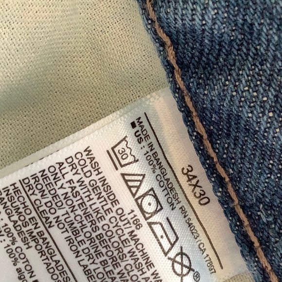JEANS OLD NAVY MEN’S 34-30 ORIGINAL TAPER - Picture 5 of 6